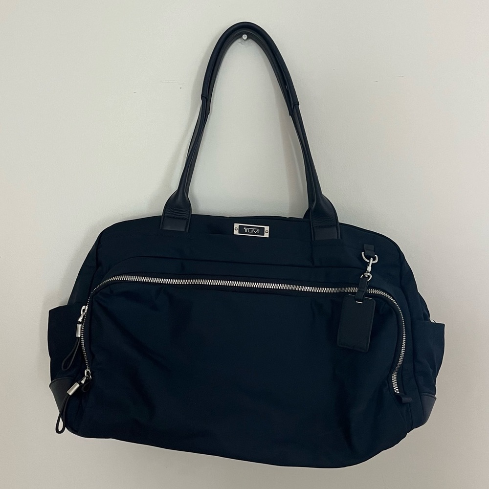 Tumi Black Travel Tote Bag